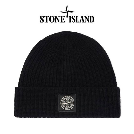 Stone Island ストーンアイランド BERRETTO RWS ウール ニットキャップ 8115N10B5