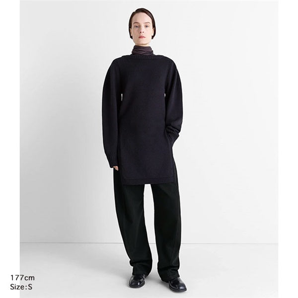 LEMAIRE ルメール ブラックデニム ツイスト ベルテッドパンツ PA326 LD1055
