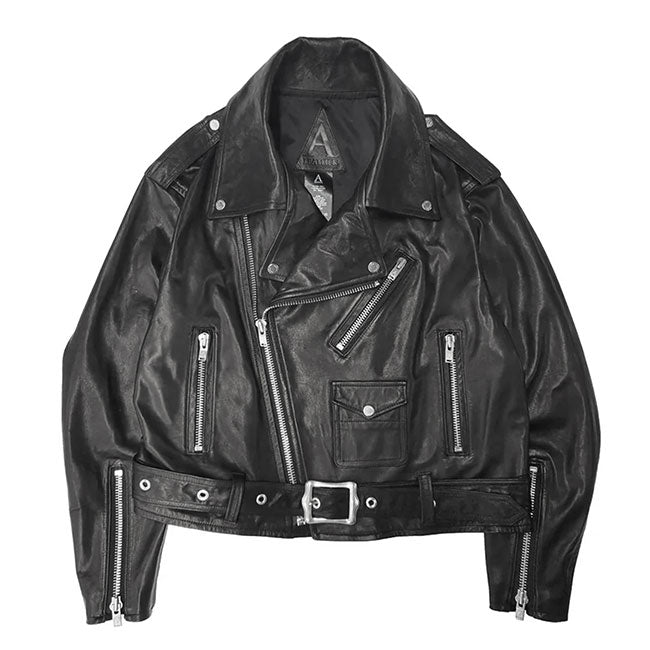A LEATHER BIG COLLAR RIDERS AUJ2652