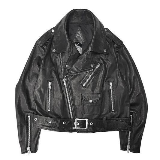 A LEATHER BIG COLLAR RIDERS AUJ2652
