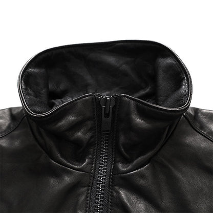 A LEATHER PHYSICAL FITNESS JACKET ARJ2655