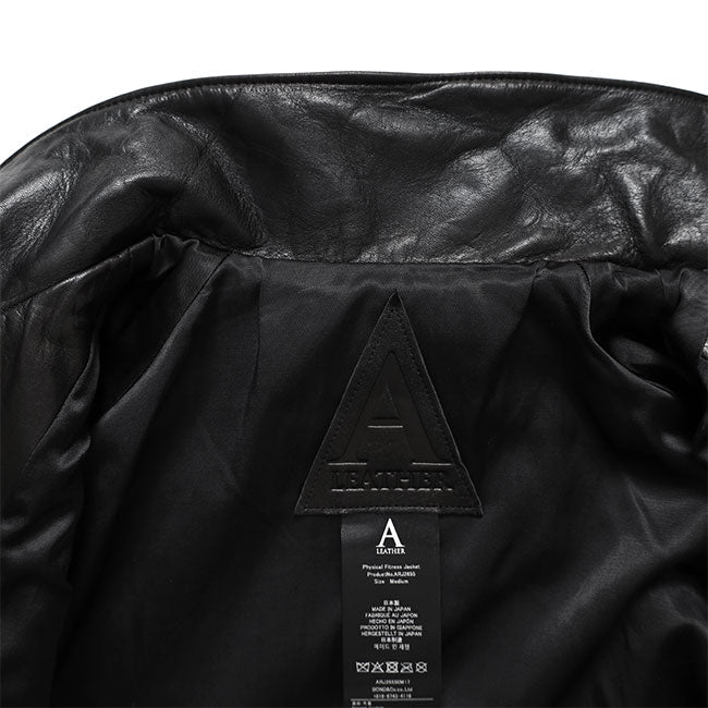 A LEATHER PHYSICAL FITNESS JACKET ARJ2655