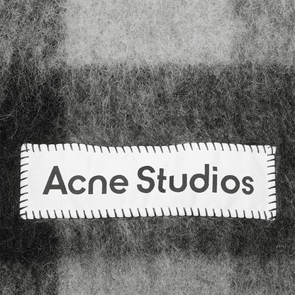 Acne Studios アクネストゥディオズ ウールモヘア チェックマフラー FN-UX-SCAR000115