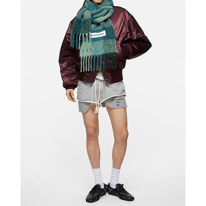 Acne Studios アクネストゥディオズ ウールモヘア チェックマフラー FN-UX-SCAR000115