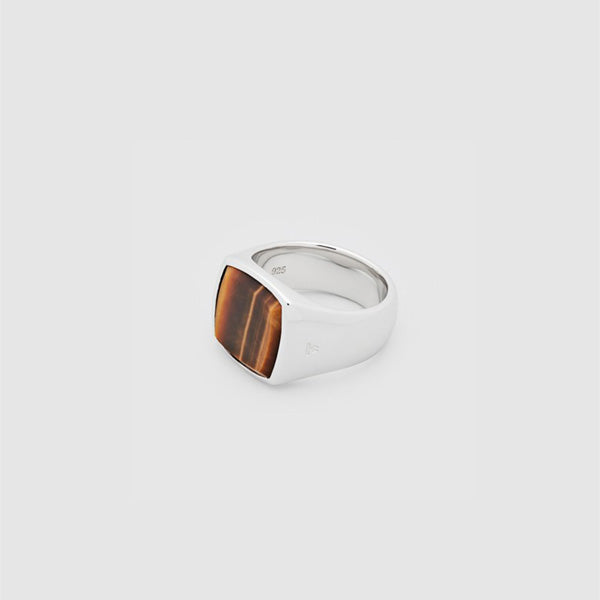 TOMWOOD トムウッド Cushion Tiger Eye クッション タイガーアイ リング 100378M **