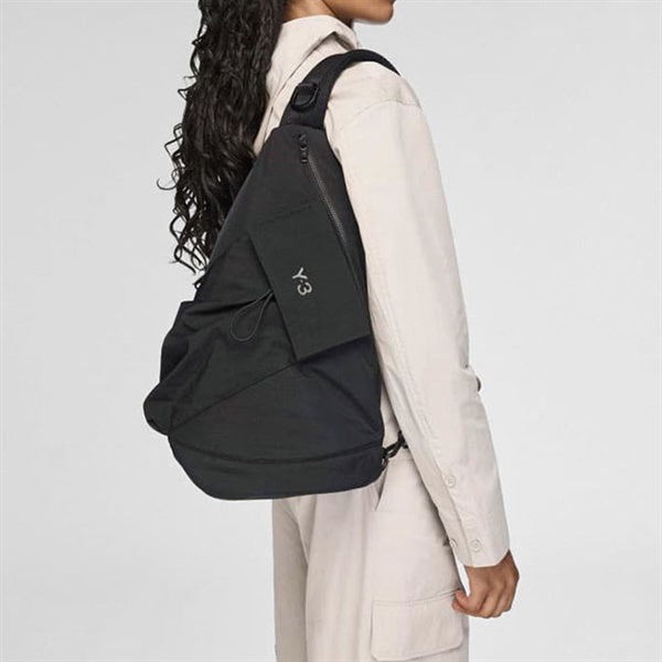 Y-3 ワイスリー ナイロンリップストップ スリングバッグ KD0214