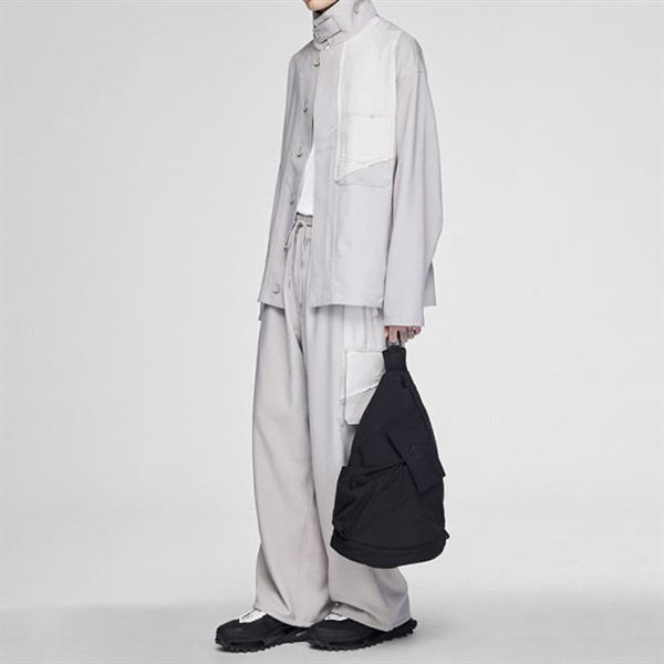 Y-3 ワイスリー ナイロンリップストップ スリングバッグ KD0214