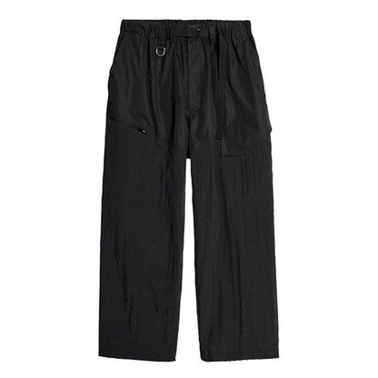 Y-3 ワイスリー バックル付きベルト ストレート カーゴパンツ KD3976