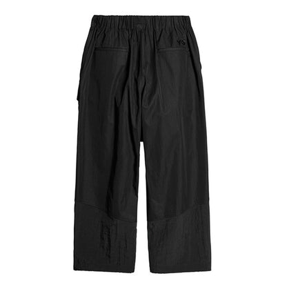 Y-3 ワイスリー バックル付きベルト ストレート カーゴパンツ KD3976