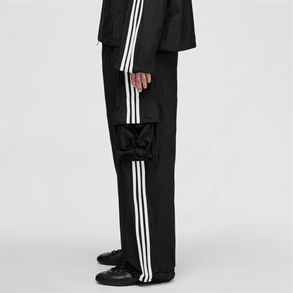 Y-3 ワイスリー ルーズフィット ワイヤード スリーストライプス ナイロンカーゴパンツ KF1087