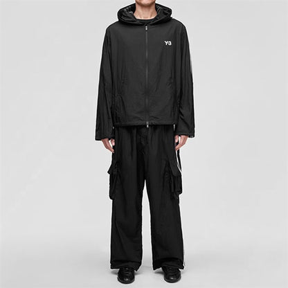 Y-3 ワイスリー ルーズフィット ワイヤード スリーストライプス ナイロンカーゴパンツ KF1087