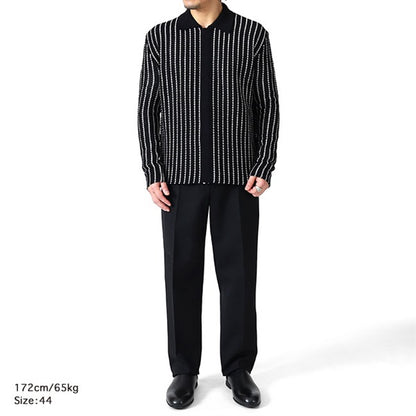 JIL SANDER ジルサンダー W TROUSER 06 AW 18 ウールギャバジン テーパードスラックス J23KA0005 J40159