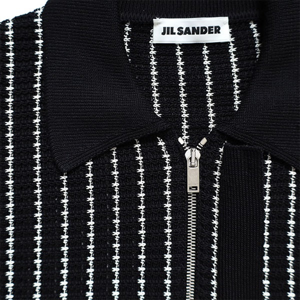 JIL SANDER ジルサンダー CAMICIA ML カミーチャ ストライプ ニットジャケット J22DL0358 J15467