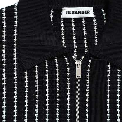 JIL SANDER ジルサンダー CAMICIA ML カミーチャ ストライプ ニットジャケット J22DL0358 J15467