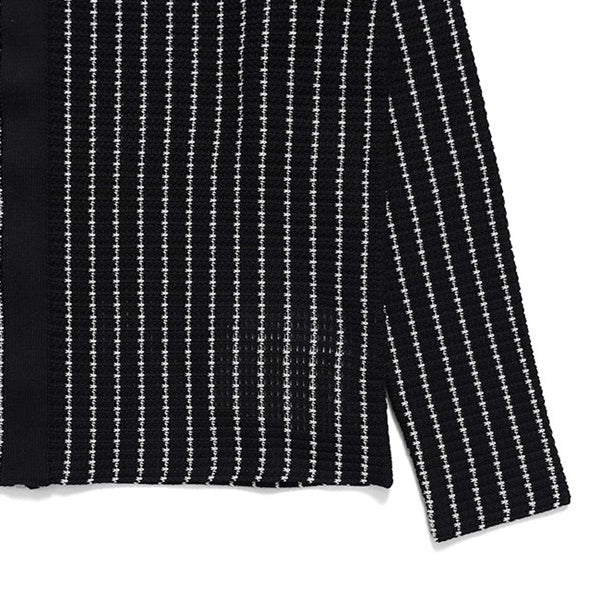 JIL SANDER ジルサンダー CAMICIA ML カミーチャ ストライプ ニットジャケット J22DL0358 J15467