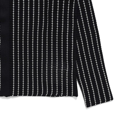 JIL SANDER ジルサンダー CAMICIA ML カミーチャ ストライプ ニットジャケット J22DL0358 J15467