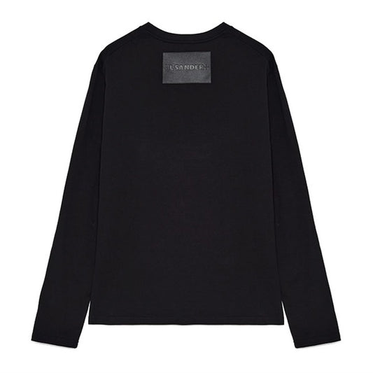 JIL SANDER+ ジルサンダープラス T-SHIRT 159 CN LS W/LH レザーパッチ ロンT J47GC0159 J20103