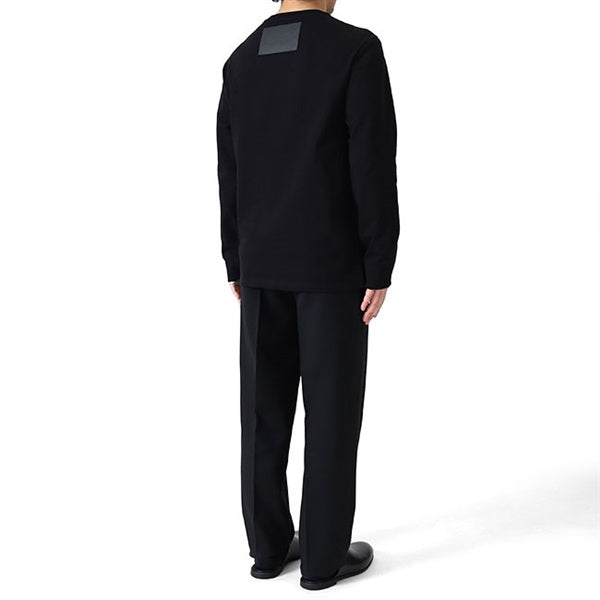JIL SANDER+ ジルサンダープラス T-SHIRT 159 CN LS W/LH レザーパッチ ロンT J47GC0159 J20103