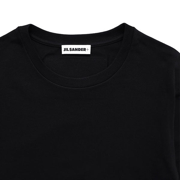 JIL SANDER+ ジルサンダープラス T-SHIRT 159 CN LS W/LH レザーパッチ ロンT J47GC0159 J20103
