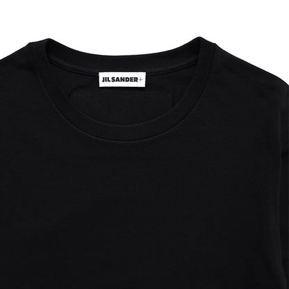 JIL SANDER+ ジルサンダープラス T-SHIRT 159 CN LS W/LH レザーパッチ ロンT J47GC0159 J20103