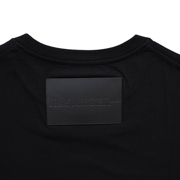 JIL SANDER+ ジルサンダープラス T-SHIRT 159 CN LS W/LH レザーパッチ ロンT J47GC0159 J20103