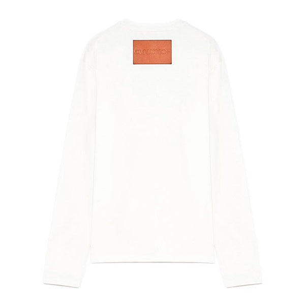 JIL SANDER+ ジルサンダープラス T-SHIRT 159 CN LS W/LH レザーパッチ ロンT J47GC0159 J20103