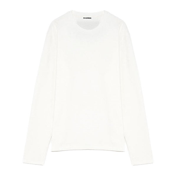 JIL SANDER+ ジルサンダープラス T-SHIRT 159 CN LS W/LH レザーパッチ ロンT J47GC0159 J20103