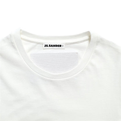JIL SANDER+ ジルサンダープラス T-SHIRT 159 CN LS W/LH レザーパッチ ロンT J47GC0159 J20103