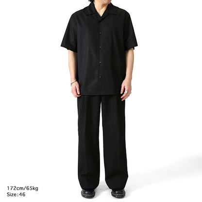 JIL SANDER ジルサンダー コットンポプリン オープンカラーシャツ J22DL0363 J45001