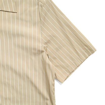 JIL SANDER ジルサンダー オープンカラー ストライプシャツ J22DL0362 J45329