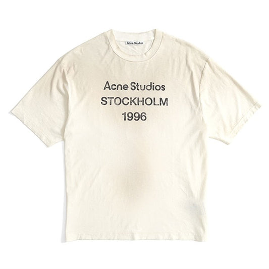 Acne Studios アクネ ストゥディオズ スタンプロゴ ダメージTシャツ FN-UX-TSHI000013 **
