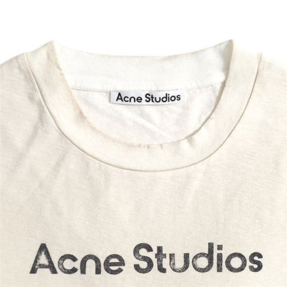 Acne Studios アクネ ストゥディオズ スタンプロゴ ダメージTシャツ FN-UX-TSHI000013 **