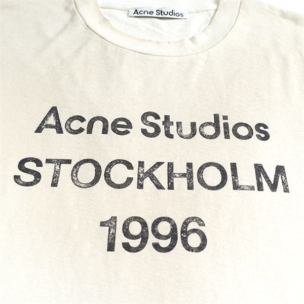 Acne Studios アクネ ストゥディオズ スタンプロゴ ダメージTシャツ FN-UX-TSHI000013 **