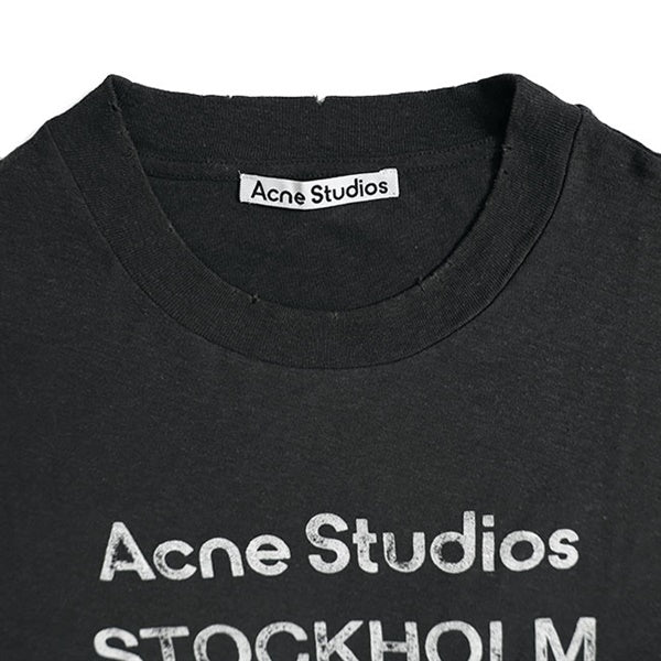 Acne Studios アクネ ストゥディオズ スタンプロゴ ダメージTシャツ FN-UX-TSHI000013 **