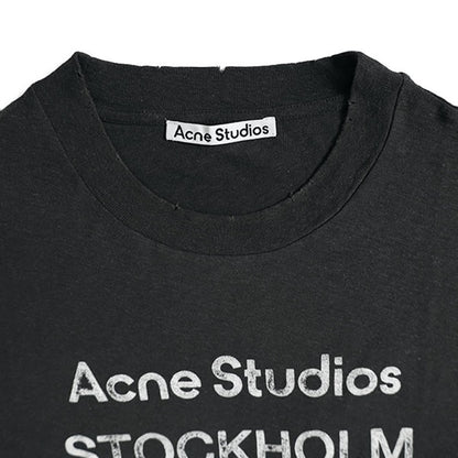 Acne Studios アクネ ストゥディオズ スタンプロゴ ダメージTシャツ FN-UX-TSHI000013 **