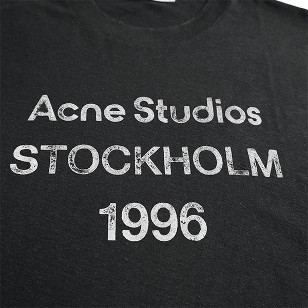 Acne Studios アクネ ストゥディオズ スタンプロゴ ダメージTシャツ FN-UX-TSHI000013 **