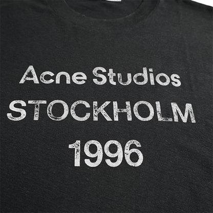 Acne Studios アクネ ストゥディオズ スタンプロゴ ダメージTシャツ FN-UX-TSHI000013 **