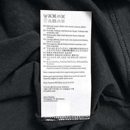 Acne Studios アクネ ストゥディオズ スタンプロゴ ダメージTシャツ FN-UX-TSHI000013 **