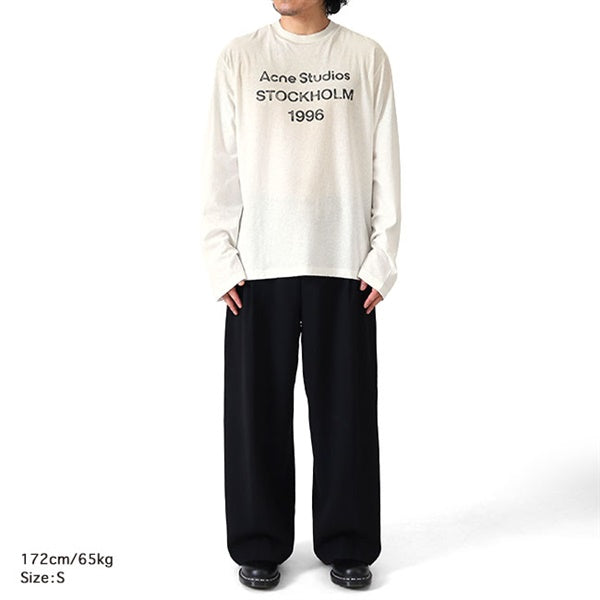 Acne Studios アクネ ストゥディオズ スタンプロゴ ダメージTシャツ FN-UX-TSHI000016 **