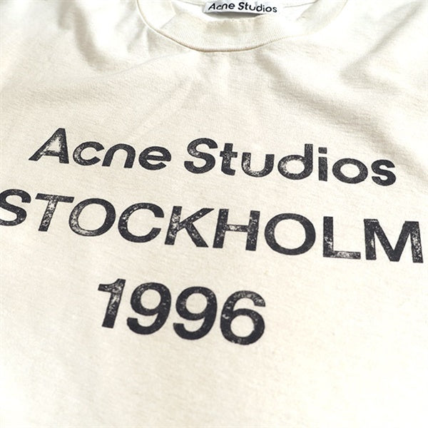 Acne Studios アクネ ストゥディオズ スタンプロゴ ダメージTシャツ FN-UX-TSHI000016 **