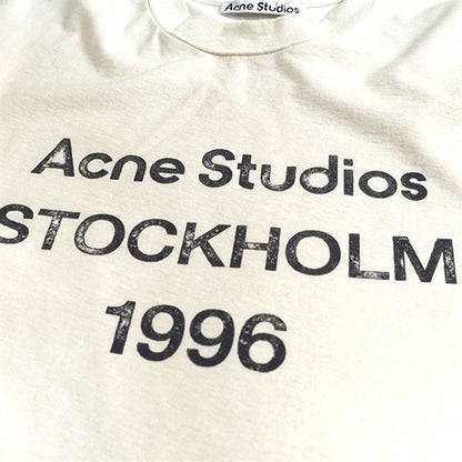 Acne Studios アクネ ストゥディオズ スタンプロゴ ダメージTシャツ FN-UX-TSHI000016 **