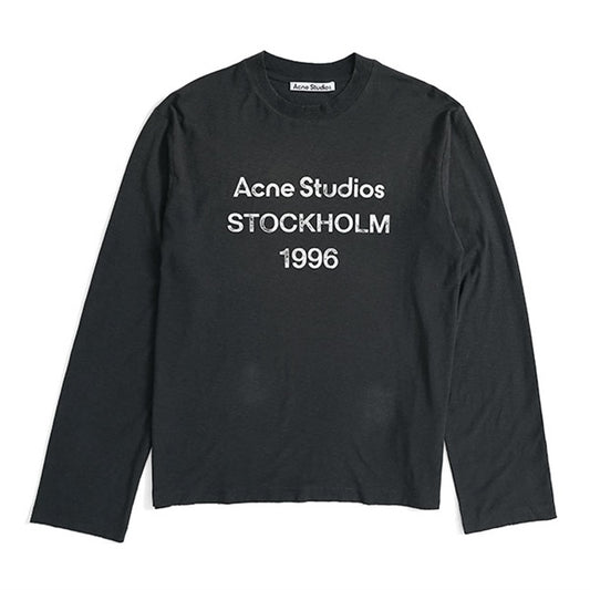 Acne Studios アクネ ストゥディオズ スタンプロゴ ダメージTシャツ FN-UX-TSHI000016 **
