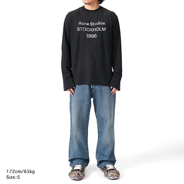 Acne Studios アクネ ストゥディオズ スタンプロゴ ダメージTシャツ FN-UX-TSHI000016 **