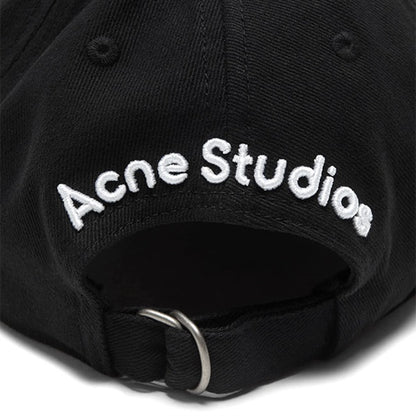 Acne Studios アクネ ストゥディオズ ロゴ刺繍 6パネル ベースボールキャップ FN-UX-HATS000330