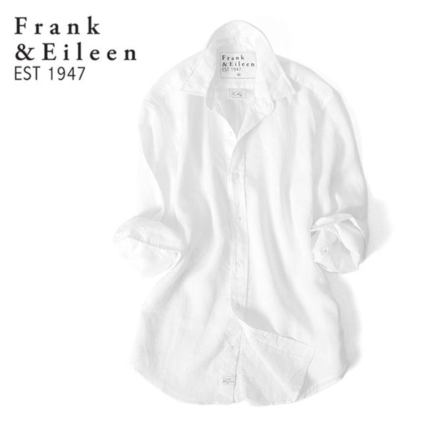 Frank&Eileen フランク&アイリーン FINBAR WHLN フィンバー イタリアン リネンシャツ 3620700032