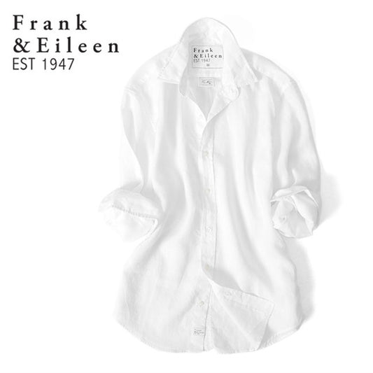 Frank&Eileen フランク&アイリーン FINBAR WHLN フィンバー イタリアン リネンシャツ 3620700032