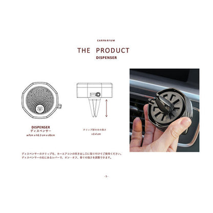 Dr.Vranjes ドットール・ヴラニエス CARPARFUM カーパルファム ディスペンサー 車専用 ディフューザー フレグランス