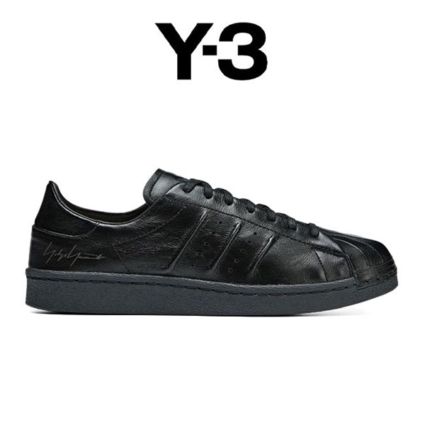 Y-3 ワイスリー SUPERSTAR スーパースター ブラック レザースニーカー IE3237