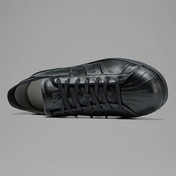 Y-3 ワイスリー SUPERSTAR スーパースター ブラック レザースニーカー