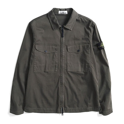 Stone Island ストーンアイランド ガーメントダイ シャツジャケット 1200128 S0012